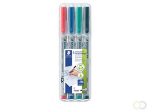 STAEDTLER Lumocolor NonPermanent-Marker 316F, 4er Etui