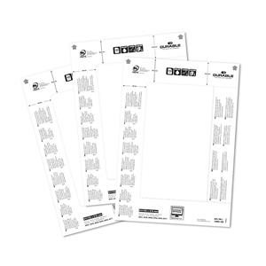 Durable Tafelnaambord  1460 kaarten 61/122x210mm