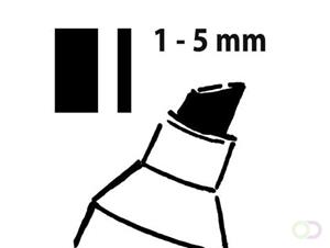 sigel Kreidemarker-Set, Keilspitze: 1 - 5 mm, sortiert