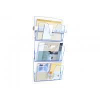 CEP Wandprospekthalter ICE 3er Set, DIN A4, 1 Fach, eisblau