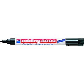 edding Tiefkühlmarker 8000 schwarz 1mm Rundspitze Blister