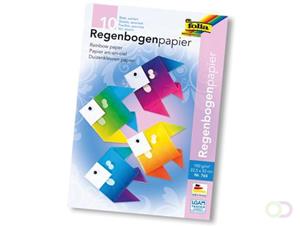 folia Regenbogenpapiermappe, 225 x 320 mm, 100 g/qm