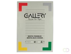 Gallery Bristol tekenblok, ft 21 x 29,7 cm , A4, 200 g m², 20 vel