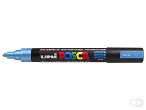 Uni-Ball Paint Marker op waterbasis Posca PC-5M blauw metaal