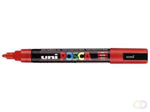 Uni-Ball Paint Marker op waterbasis Posca PC-5M rood