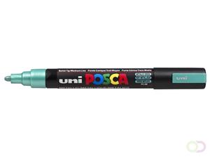 Uni-Ball Paint Marker op waterbasis Posca PC-5M groen metaal