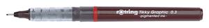 rotring Tikky Graphic Faserschreiber, Strichstärke 0,3 mm