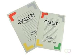 Gallery tekenblok, houtvrij papier, 120 g/m², ft 27 x 36 cm, blok van 24 vel