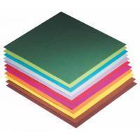 folia Origami-Faltblätter, 130 x 130 mm, farbig sortiert