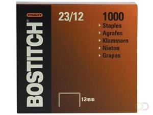 Bostitch nietjes 23-12-1M, 12 mm, verzinkt, voor B310HDS, 00540, HD-23L17, HD-12F