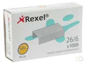 Rexel Heftklammern Nr. 26/6, verzinkt, Kleinpackung