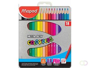 Maped Kleurpotlood  driehoekig color'peps 18 potloden