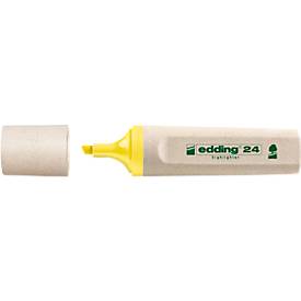 Edding Tekstmarker 24 EcoLine 2 - 5 mm. geel (pak 10 stuks)