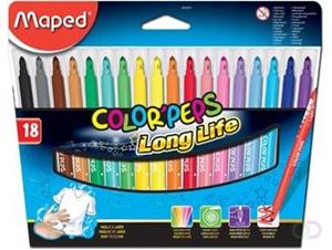 Maped Fasermaler COLOR, PEPS, 18er Kartonetui