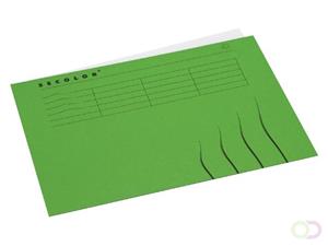 Vouwmap  Secolor A4 gelijk groen