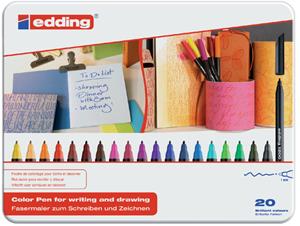 edding 1200 fineliner assorti (pak 20 stuks)