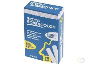 Giotto krijt Robercolor wit, doos met 10 krijtjes