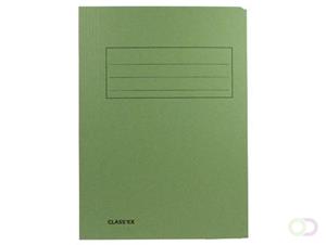 Class'ex dossiermap, 3 kleppen ft 23,7 x 34,7 cm (voor ft folio), groen