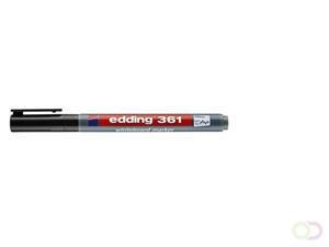 Edding Whiteboard marker 361 1 mm. zwart (pak 10 stuks)