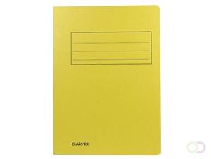 Class'ex dossiermap, 3 kleppen ft 23,7 x 34,7 cm (voor ft folio), jaune