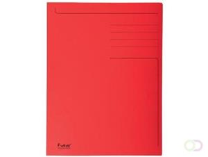 Exacompta dossiermap Foldyne ft 24 x 32 cm (voor ft A4), rood, doos van 50 stuks