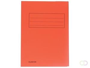 Class'ex dossiermap, 3 kleppen, oranje