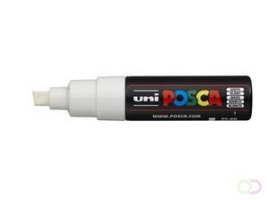 Uni-Ball Permanent marker POSCA 8 mm. wit (pak 6 stuks)