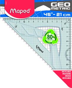 Maped winkelhaak Geometric 21 cm, 45°