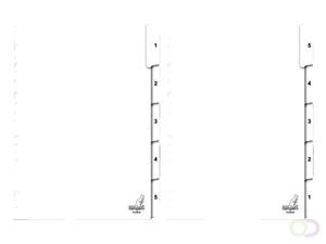 Kangaro Tabbladen  23-gaats PK405CM 1-5 genummerd karton