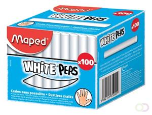 Maped Wandtafelkreide WHITE, PEPS, rund, weiß