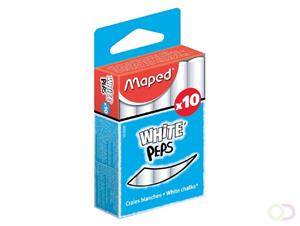 Maped Wandtafelkreide WHITE, PEPS, rund, weiß