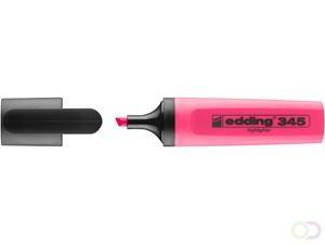 Edding markeerstift 345 roze, doos van 10 stuks