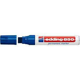 Edding Viltstift  850 blokpunt blauw 5-16mm