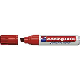 Edding Permanent Marker, 4-12 mm, rot, rot