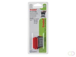 Trodat vervangkussen rood, voor stempel 4911/4820/4822/4846, blister met 2 stuks