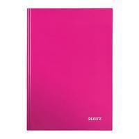 Leitz Notizbuch WOW 90g m.Kopfzeile pink A4 80 Bl liniert