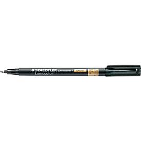 STAEDTLER  Overheadstift Fijn. zwart (pak 10 stuks)