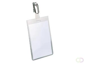 DURABLE Namensschild, oben geschlossen, mit Clip, 60 x 90 mm