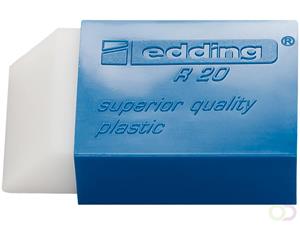 Edding Radiergummi R20 weiß/blau 44x24x11,5mm