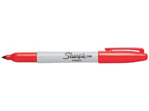 Sharpie Viltstift  Fine rond rood 1-2mm