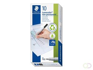 STAEDTLER  Non-permanent marker OHP/CD/DVD Lc315. medium. zwart (pak 10 stuks)