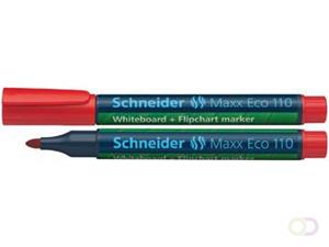 Schneider whiteboard + flipchart marker Maxx Eco110 rood