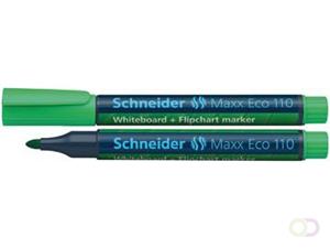 Schneider whiteboard + flipchart marker Maxx Eco110 groen