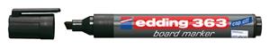 Edding Viltstift  363 whiteboard beitel zwart 1-5mm