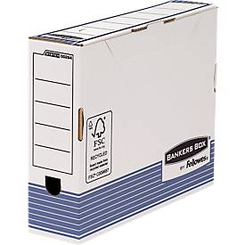 Fellowes BANKERS BOX SYSTEM Archiv-Schachtel, blau, (B)80 mm