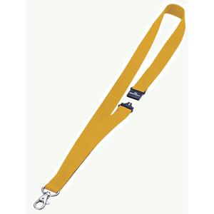 Durable Textilbänder mit Karabinerhaken Sicherheitsverschluss, VE 50 Stk gelb