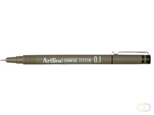 Artline Fineliner  zwart 0.1mm