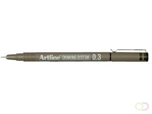 Artline Fineliner  zwart 0.3mm