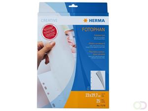 HERMA Fotokarton, 230 x 297 mm, weiß, Inhalt: 25 Blatt