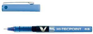 Rollerpen  Hi-Tecpoint V5 blauw 0.3mm